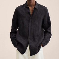 MORENO | Luxury Linen Blouse For Men