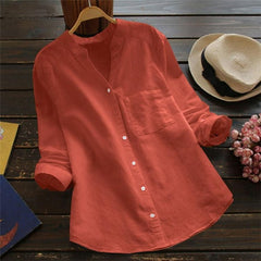 ANIQUE - Women's Linen Shirt For Every Season