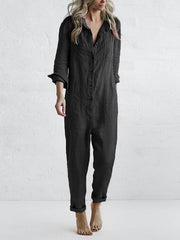 FIONA | Long-sleeved casual jumpsuit