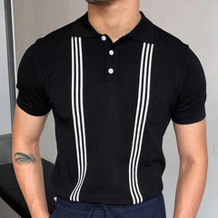 MEES | Polo with Stripes for Men