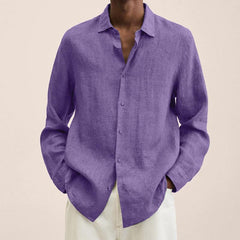 MORENO | Luxury Linen Blouse For Men