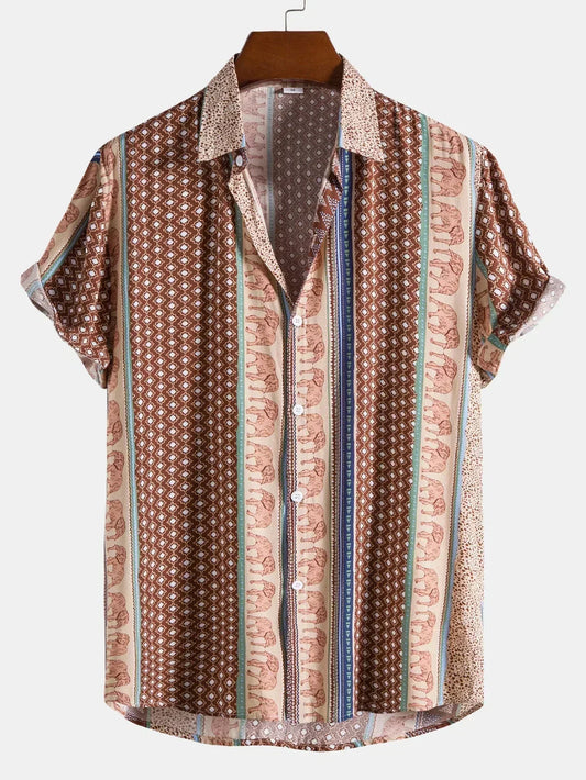 MOSA | Vintage Summer Blouse For Men