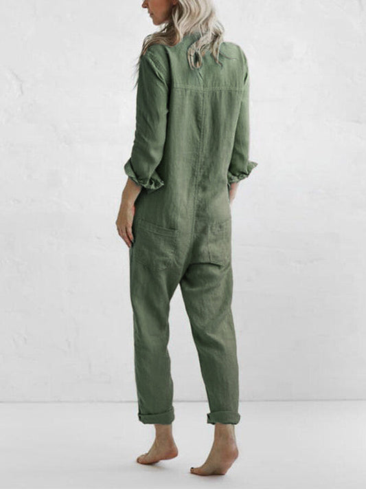 FIONA | Long-sleeved casual jumpsuit