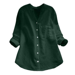 ANIQUE - Women's Linen Shirt For Every Season