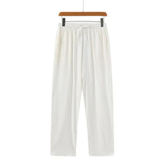 MODESTO - Men's long linen trousers