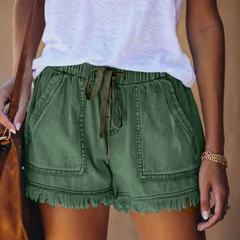 DESSY - Shorts for Women with square Front & Back Pockets