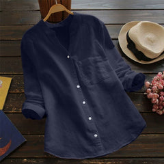 ANIQUE - Women's Linen Shirt For Every Season