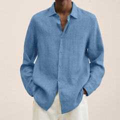 MORENO | Luxury Linen Blouse For Men