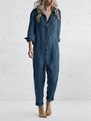 FIONA | Long-sleeved casual jumpsuit