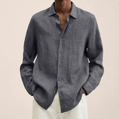 MORENO | Luxury Linen Blouse For Men