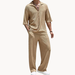 GREG - Summer Set with Long Pants and Blouse for Men