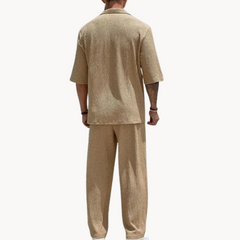 GREG - Summer Set with Long Pants and Blouse for Men