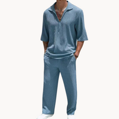 GREG - Summer Set with Long Pants and Blouse for Men