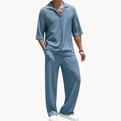 GREG - Summer Set with Long Pants and Blouse for Men