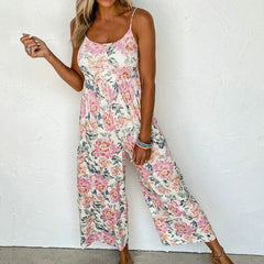 HAII - Jumpsuit with Summer Floral Print