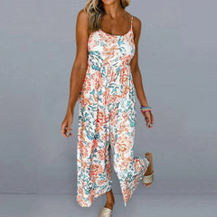 HAII - Jumpsuit with Summer Floral Print