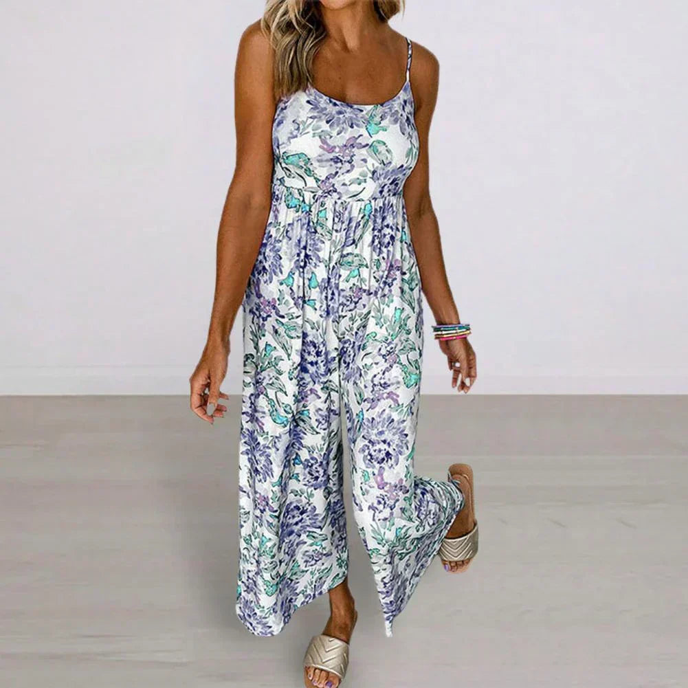 HAII - Jumpsuit with Summer Floral Print