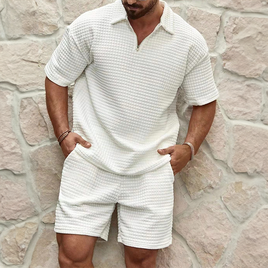 Moveo Luxe Zomerset voor mannen: Polo + Short - River Mode