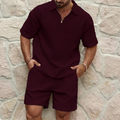 Moveo Luxe Zomerset voor mannen: Polo + Short - River Mode