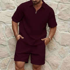 Moveo Luxe Zomerset voor mannen: Polo + Short - River Mode