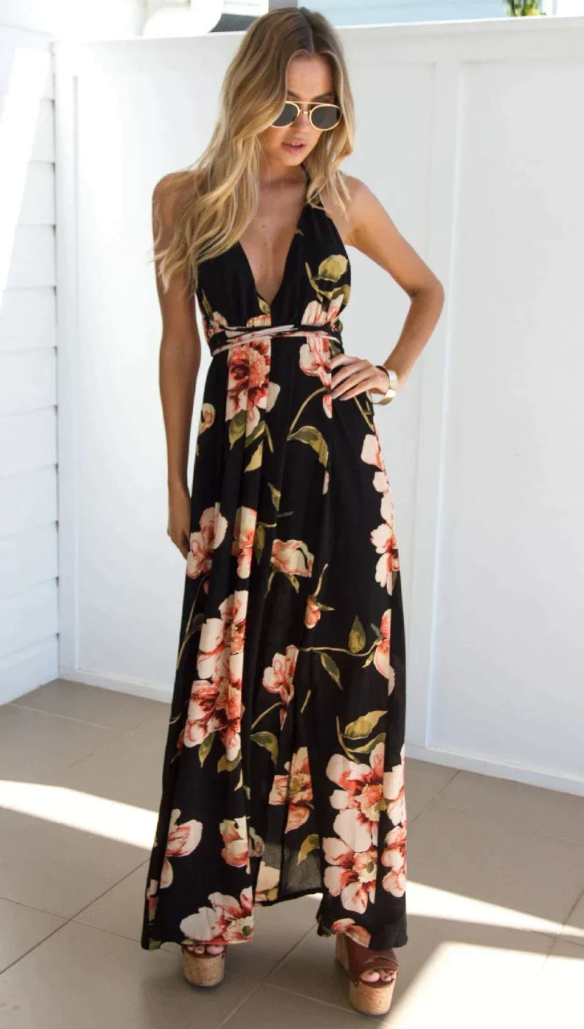 EVAIN - Elegant summer maxi dress