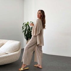 DEMY | Two-Piece Linen Set For Women