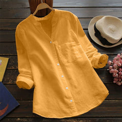 ANIQUE - Women's Linen Shirt For Every Season