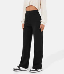 High-waisted Broek voor Dames | Elastich - River Mode