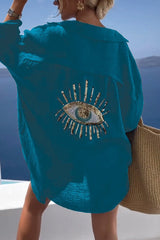 KYLIE - Summer Beach Tunic with Back Detail