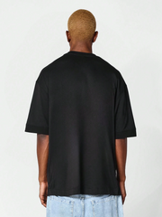 Justin - Black Oversized T-Shirt for Summer