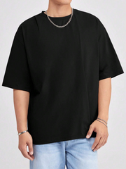 Justin - Black Oversized T-Shirt for Summer